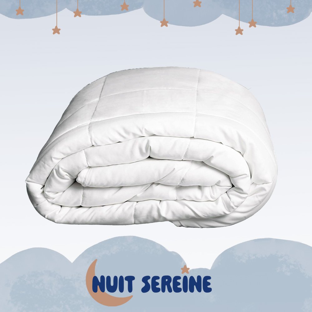 couette cura pearl, couette lestée, couette pondérée